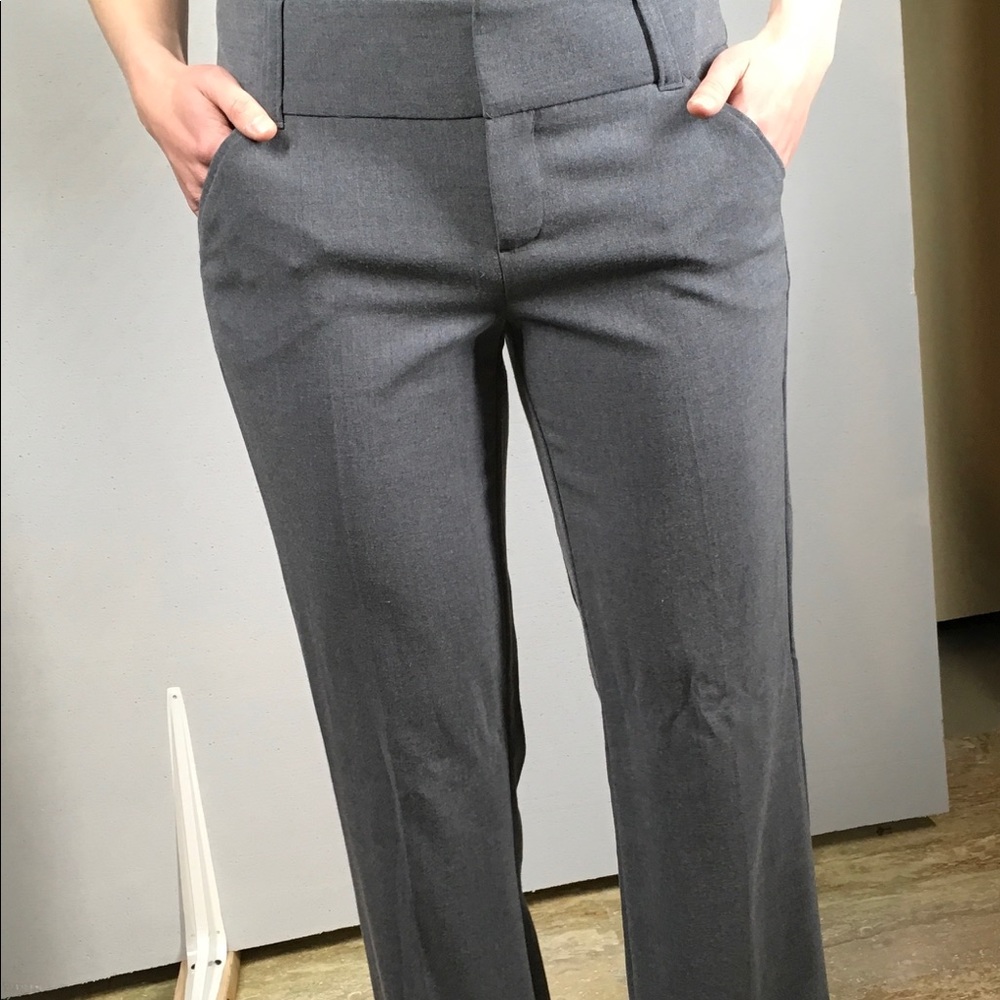 Daisy fuentes dress pants size 6 dark grey
